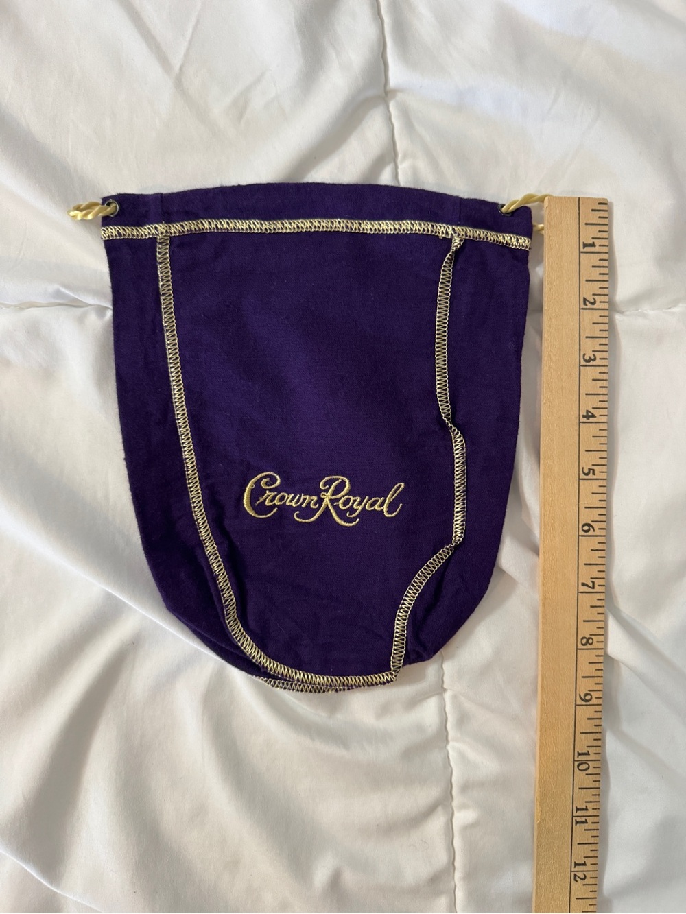 Crown Royal Purple Drawstring Pouch